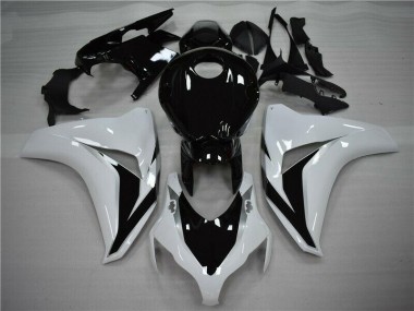 Blanc Noir Kit Carénages Honda CBR 1000 RR 2008-2011