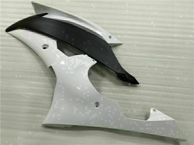 Blanc Noir Kit Carénages & Plastique Yamaha R6 2008-2016 Blanc Noir Kit Carénages & Plastique Yamaha R6 2008-2016