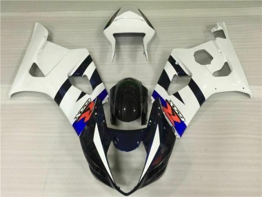 Blanc Noir Kit Carénages Suzuki GSXR 1000 K3 2003-2004