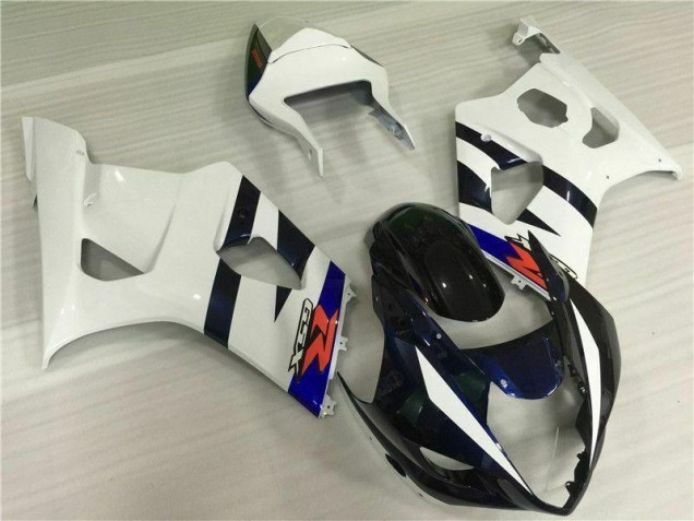 Blanc Noir Kit Carénages Suzuki GSXR 1000 K3 2003-2004 Blanc Noir Kit Carénages Suzuki GSXR 1000 K3 2003-2004