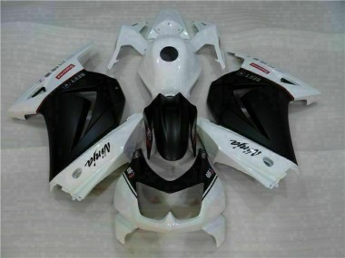 Blanc Noir Ninja Carénage Kawasaki EX250 2008-2012