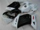 Blanc Noir Ninja Carénage Kawasaki EX250 2008-2012 Blanc Noir Ninja Carénage Kawasaki EX250 2008-2012