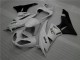 Blanc Noir Ninja Carénage Kawasaki ZX6R 2009-2012 Blanc Noir Ninja Carénage Kawasaki ZX6R 2009-2012