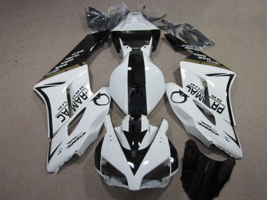Blanc Noir PRAMAC Carénage Honda CBR 1000 RR 2004-2005