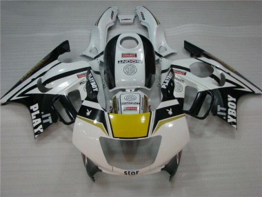 Blanc Noir Playboy Carénage Honda CBR 600 F3 1995-1998
