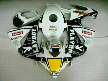 Blanc Noir Playboy Carénages Honda CBR 1000 RR 2008-2011