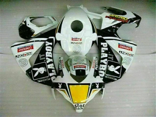 Blanc Noir Playboy Carénages Honda CBR 1000 RR 2008-2011
