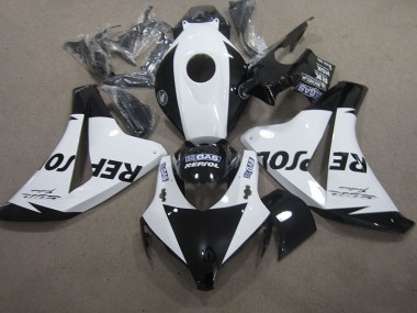 Blanc Noir Repsol Carénage Honda CBR 1000 RR 2008-2011