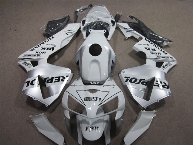 Blanc Noir Repsol Carénages Honda CBR 600 RR 2005-2006 Blanc Noir Repsol Carénages Honda CBR 600 RR 2005-2006