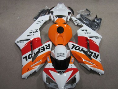Blanc Orange Repsol Carénage Honda CBR 1000 RR 2004-2005