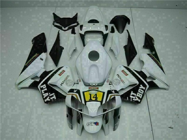 Blanc Playboy 14 Carénage Honda CBR 600 RR 2005-2006 Blanc Playboy 14 Carénage Honda CBR 600 RR 2005-2006