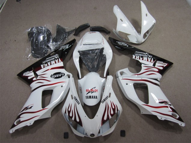 Blanc Requin Carénage Yamaha R1 1998-1999 Blanc Requin Carénage Yamaha R1 1998-1999