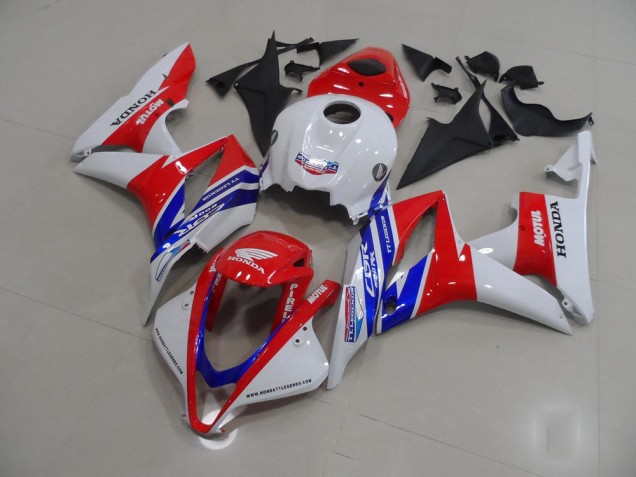 Blanc Rouge Bleu Motul Carénage Honda CBR 600 RR 2007-2008