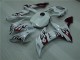 Blanc Rouge Flamme Carénage Yamaha R1 2004-2006 Blanc Rouge Flamme Carénage Yamaha R1 2004-2006
