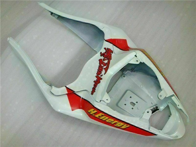 Blanc Rouge H. Énergie Carénage Kawasaki ZX6R 2009-2012 Blanc Rouge H. Énergie Carénage Kawasaki ZX6R 2009-2012