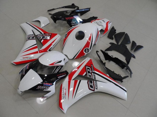 Blanc Rouge HRC Carénage Honda CBR 1000 RR 2008-2011 Blanc Rouge HRC Carénage Honda CBR 1000 RR 2008-2011
