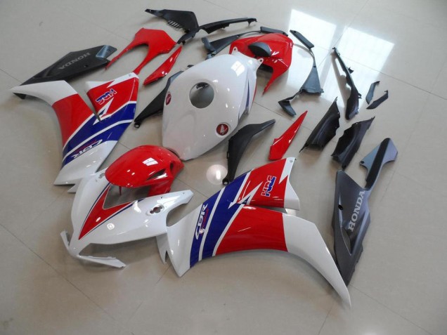 Blanc Rouge Noir Mat TT Legend Carénage Honda CBR 1000 RR 2012-2016 Blanc Rouge Noir Mat TT Legend Carénage Honda CBR 1000 RR 2012-2016