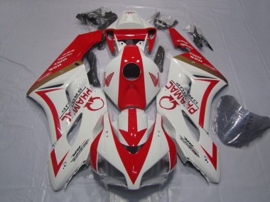 Blanc Rouge PRAMAC Carénage Honda CBR 1000 RR 2004-2005
