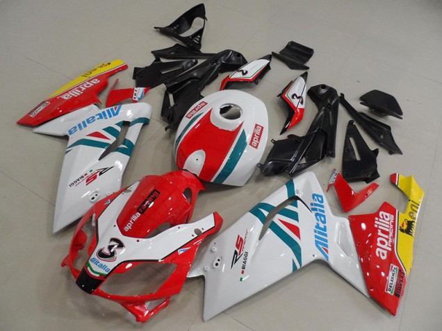 Blanc Rouge Vert Carénage Aprilia RS 125 2006-2011 Blanc Rouge Vert Carénage Aprilia RS 125 2006-2011