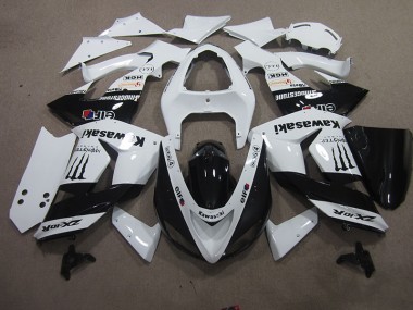Blanc Touch4 Monster Carénage Kawasaki ZX10R 2006-2007
