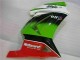 Blanc Vert Noir Ninja Carénage Kawasaki EX250 2008-2012 Blanc Vert Noir Ninja Carénage Kawasaki EX250 2008-2012