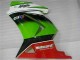 Blanc Vert Noir Ninja Carénage Kawasaki EX250 2008-2012 Blanc Vert Noir Ninja Carénage Kawasaki EX250 2008-2012