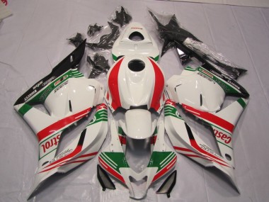 Blanc Vert Rouge Carénage Honda CBR 600 RR 2009-2012