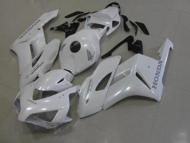 Blanc avec Argent Décalque Carénage Honda CBR 1000 RR 2006-2007