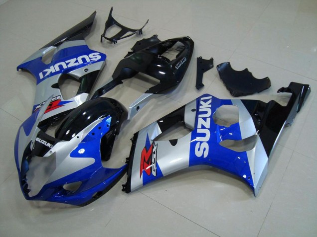 Bleu Argent Carénage Suzuki GSXR 1000 K3 2003-2004 Bleu Argent Carénage Suzuki GSXR 1000 K3 2003-2004