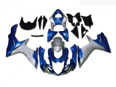 Bleu Argent Carénage Suzuki GSXR 600 / 750 K11 2011-2024