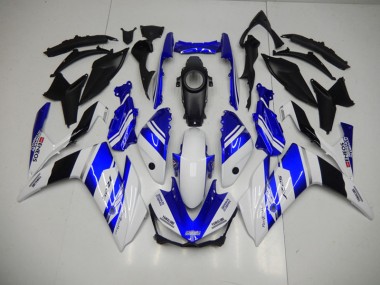 Bleu Blanc Bleu Blanc ENEOS Carénage Yamaha R3 2015-2022