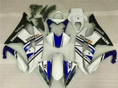 Bleu Blanc Bleu Blanc ENEOS Carénages Yamaha R6 2008-2016