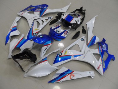 Bleu Blanc Carénage BMW S1000RR 2009-2014