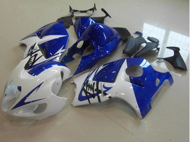 Bleu Blanc Carénage Suzuki GSXR 1300 Hayabusa 1996-2007