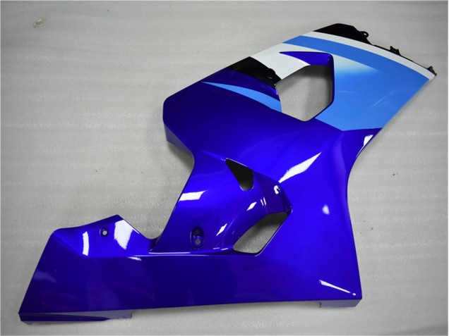 Bleu Blanc Carénage Suzuki GSXR 600 / 750 K4 2004-2005 Bleu Blanc Carénage Suzuki GSXR 600 / 750 K4 2004-2005