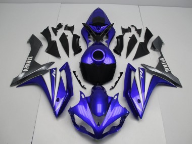 Bleu Blanc Carénage Yamaha R1 2007-2008