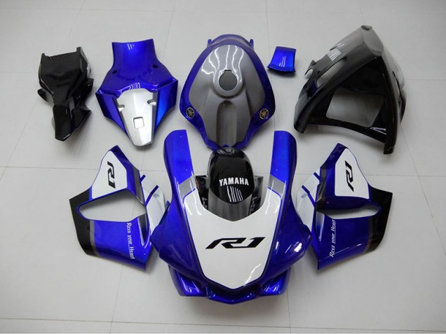 Bleu Blanc Carénage Yamaha R1 2015-2019 Bleu Blanc Carénage Yamaha R1 2015-2019