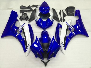 Bleu Blanc Carénage Yamaha R6 2006-2007
