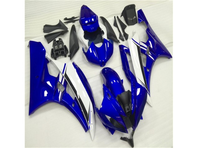 Bleu Blanc Carénage Yamaha R6 2006-2007 Bleu Blanc Carénage Yamaha R6 2006-2007