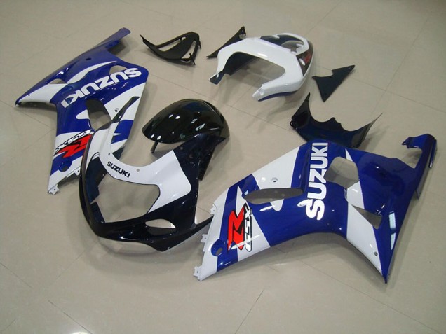 Bleu Blanc Carénages Suzuki GSXR 750 K1 K2 K3 2001-2003 Bleu Blanc Carénages Suzuki GSXR 750 K1 K2 K3 2001-2003
