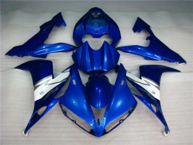 Bleu Blanc Carénages Yamaha R1 2004-2006