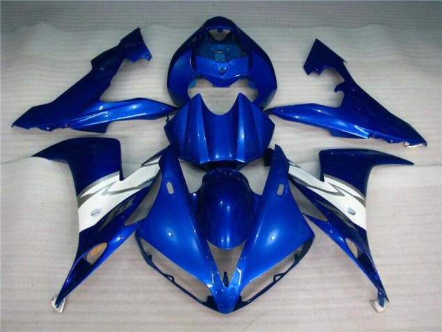 Bleu Blanc Carénages Yamaha R1 2004-2006