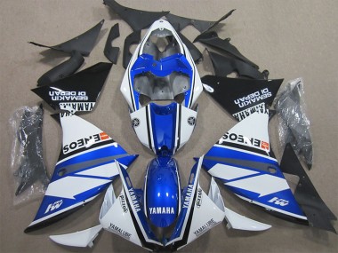 Bleu Blanc Carénages Yamaha R1 2009-2011