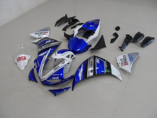 Bleu Blanc Carénages Yamaha R1 2012-2014 Bleu Blanc Carénages Yamaha R1 2012-2014