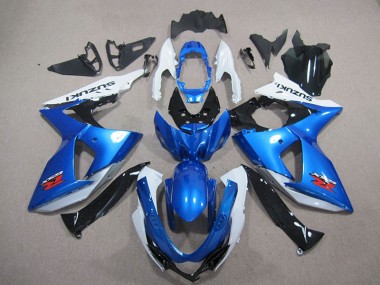 Bleu Blanc Carénages de Rechange Suzuki GSXR 1000 K9 2009-2016