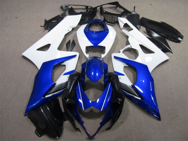 Bleu Blanc Carrosserie Suzuki GSXR 1000 K5 2005-2006 Bleu Blanc Carrosserie Suzuki GSXR 1000 K5 2005-2006