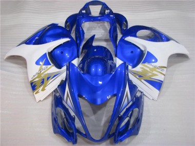 Bleu Blanc Carrosserie Suzuki GSXR 1300 Hayabusa 2008-2019