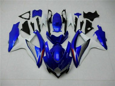 Bleu Blanc Carrosserie Suzuki GSXR 600 / 750 K8 2008-2010
