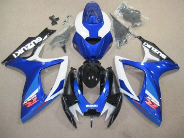 Bleu Blanc Carrosserie Suzuki GSXR 600 K6 2006-2007