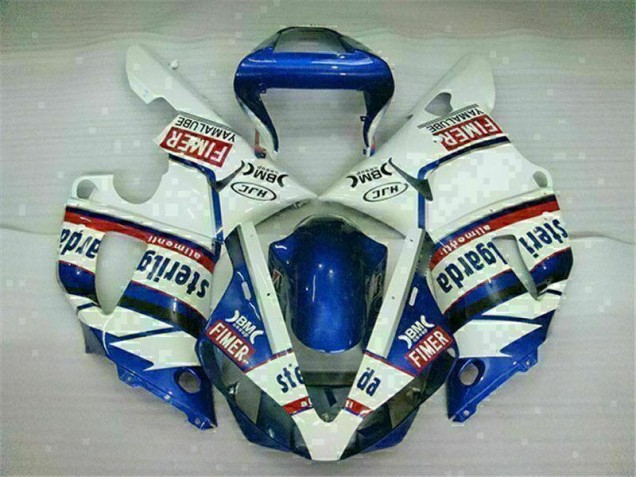 Bleu Blanc Carrosserie Yamaha R1 2000-2001 Bleu Blanc Carrosserie Yamaha R1 2000-2001